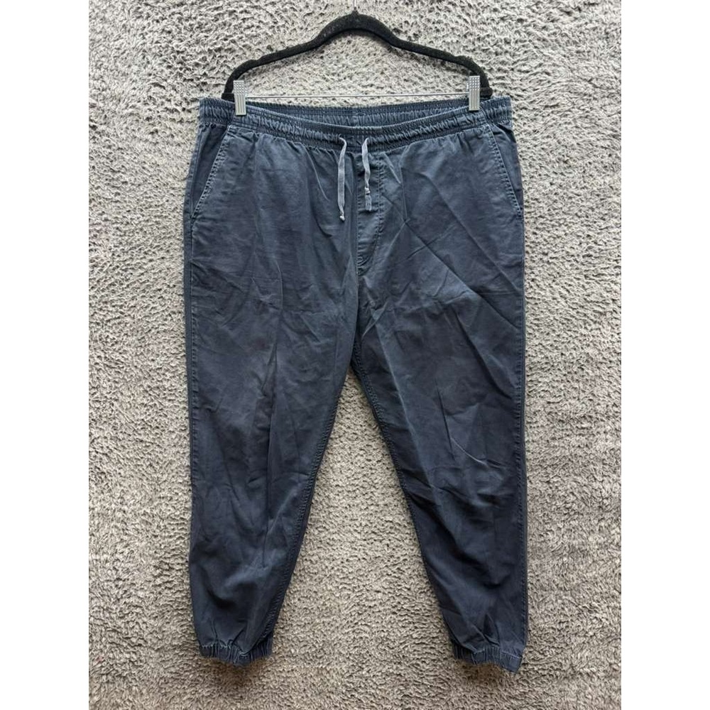 Save Khaki United SKU High Rise Drawstring Jogger Pants Navy Blue Mens‎ Size XL